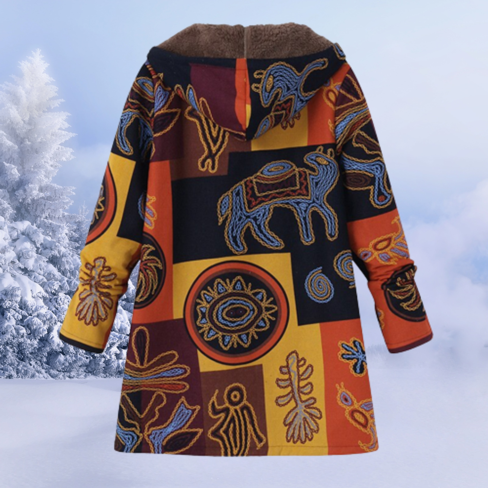 Lillian Women's Hooded Jacket – Soft Warm Casual Everyday Fleece Coat