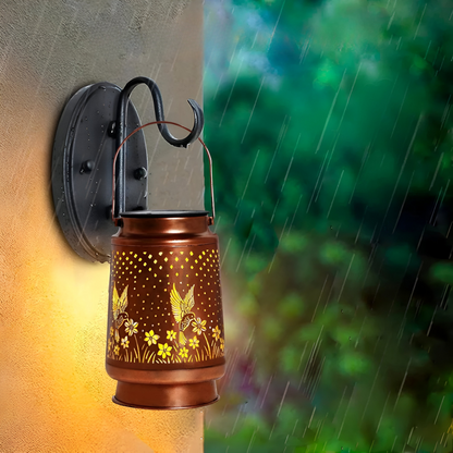 Vinga - Solar LED garden light with hummingbird design