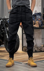 Callum Men's Stretch Cargo Trousers – Spandex Flex Fit with Utility Pockets