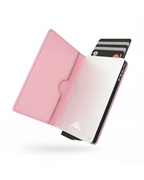 Calix Men's RFID Pop-Up Wallet – Aluminium & Faux Leather Card Holder with Cash Pocket