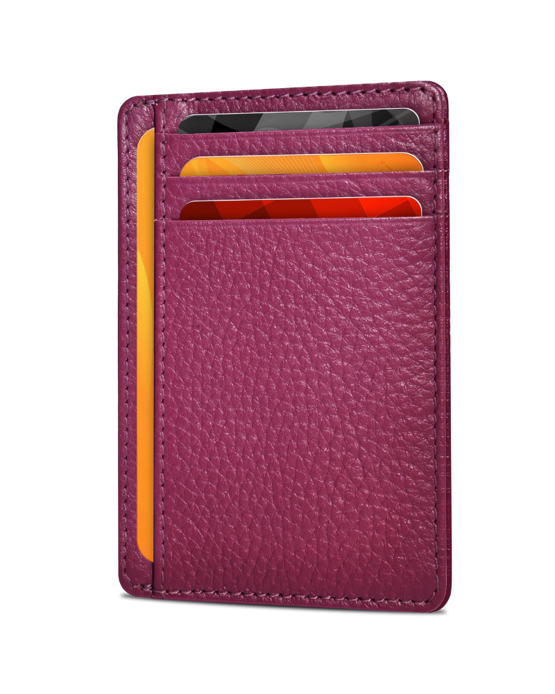 Ethan Men's Leather Wallet – Slim RFID Blocking Bifold Card Holder