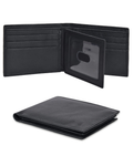 Harrison Men's Leather Bifold Wallet – Slim RFID Blocking Wallet with Card Slots