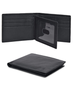 Harrison Men's Leather Bifold Wallet – Slim RFID Blocking Wallet with Card Slots