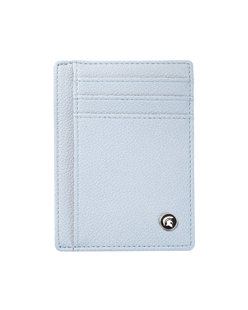 Nathaniel Men's RFID Card Holder – Faux Leather Wallet with ID Window & 7 Card Slots