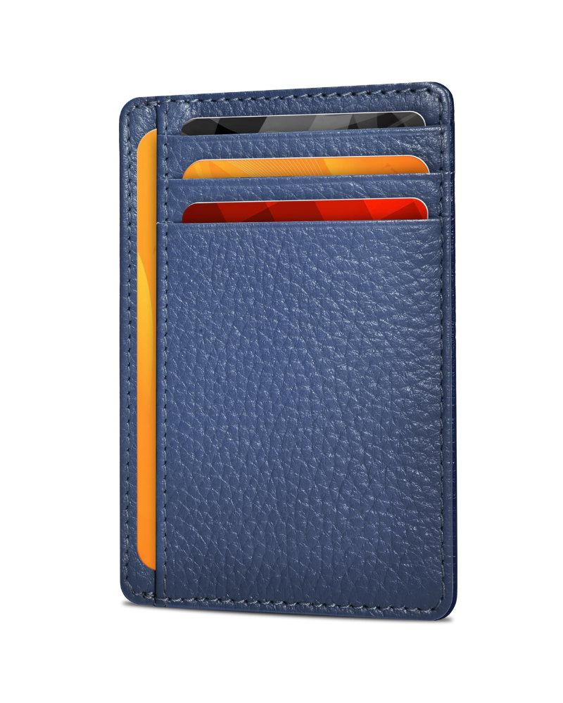 Ethan Men's Leather Wallet – Slim RFID Blocking Bifold Card Holder