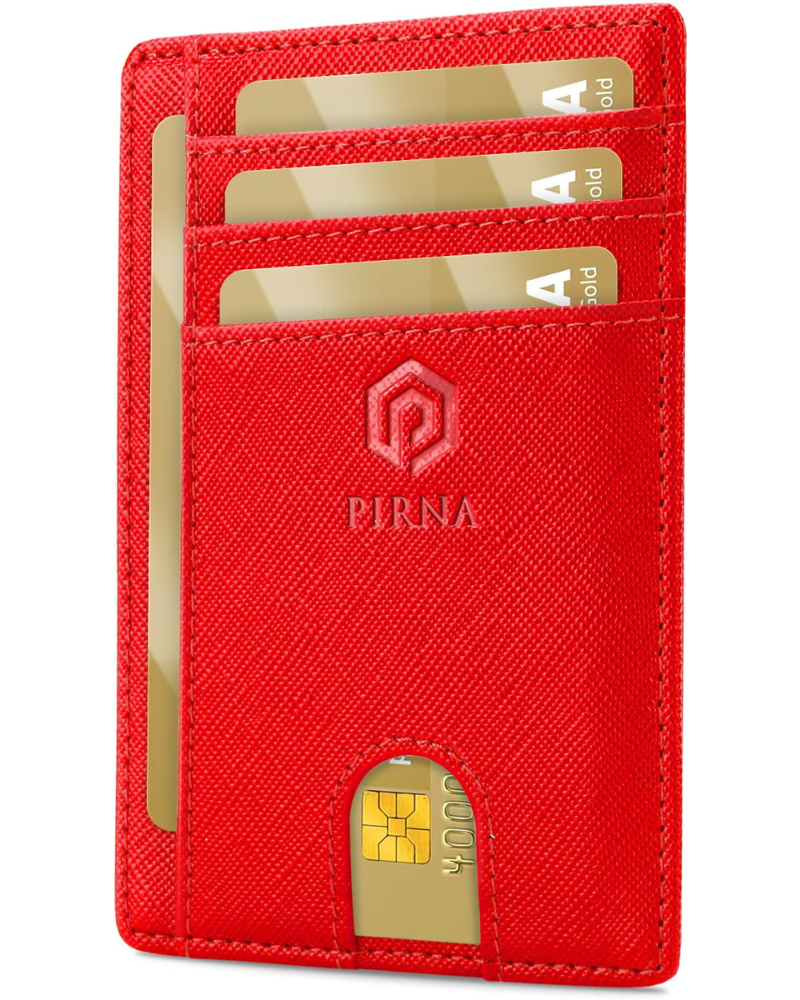 Finley Men's Slim RFID Wallet – PU Leather Card Holder with Cash Compartment