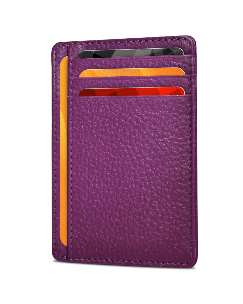 Ethan Men's Leather Wallet – Slim RFID Blocking Bifold Card Holder