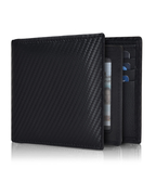 Harrison Men's Leather Bifold Wallet – Slim RFID Blocking Wallet with Card Slots