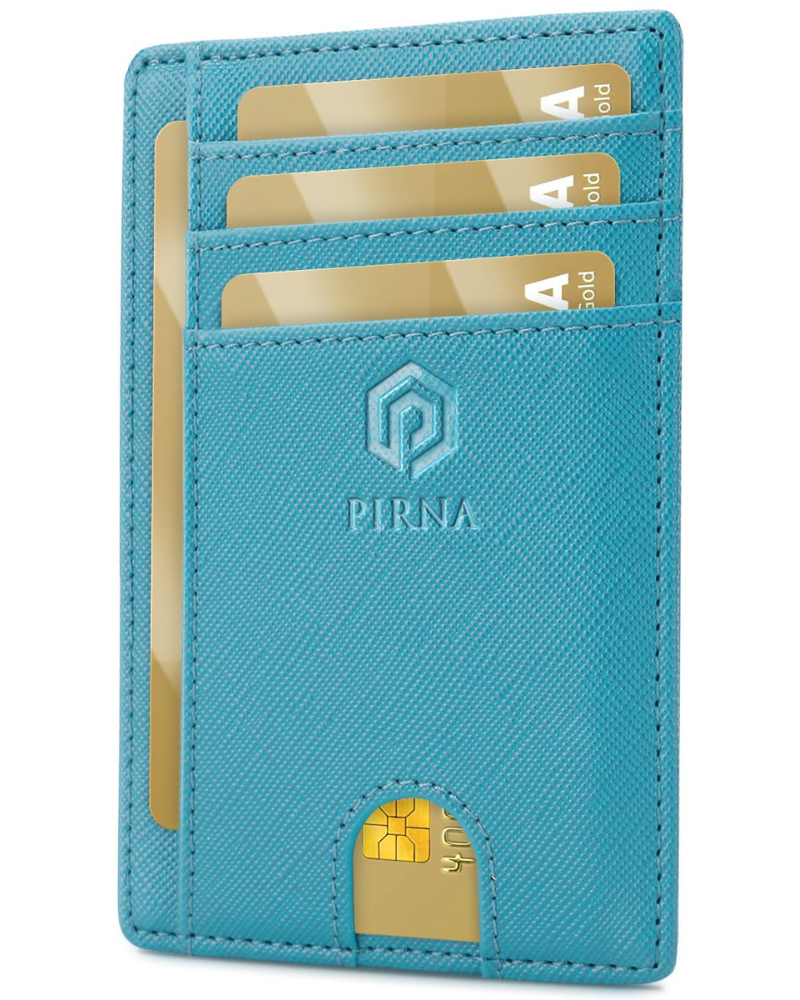 Finley Men's Slim RFID Wallet – PU Leather Card Holder with Cash Compartment