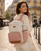 Delaney Women's Laptop Backpack – 15.6 Inch Travel Work Bag with 14 Pockets