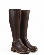 Marcella Women's Leather Boots – Supportive Fit, Elegant Finish & Everyday Comfort