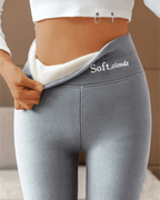 Mireille Women's Fleece-Lined Leggings – Warm Stretch Fit with Sculpting Effect
