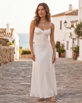 Beatrice Women's Lace Maxi Dress – Backless A-Line Elegant Occasion Dress