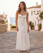 Beatrice Women's Lace Maxi Dress – Backless A-Line Elegant Occasion Dress