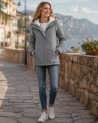 Penelope Women's Long Parka – Faux Fur Hooded Water Resistant Winter Coat