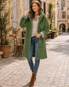 Beatrix Women's Wool Coat – Elegant Tailored Long Winter Overcoat