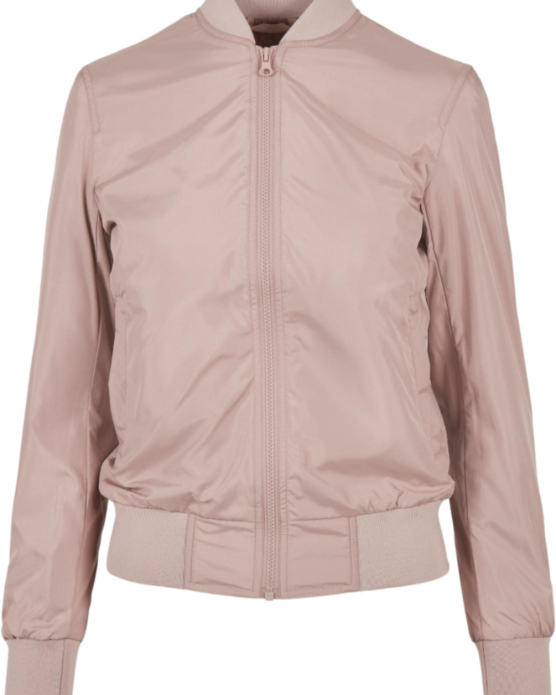 Autumn Women's Lightweight Bomber Jacket – Zip Front Waffle Panel Coat