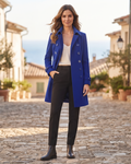 Petra Women's Tailored Coat – Long Sleeves, Flattering Fit & Elegant Finish