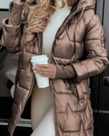 Jeniper Women's Hooded Autumn Coat – Warm Cotton Blend & Versatile Everyday Fit