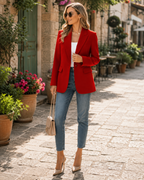 Victoria Women's Cashmere Blazer – Tailored Luxury Smart Casual Jacket