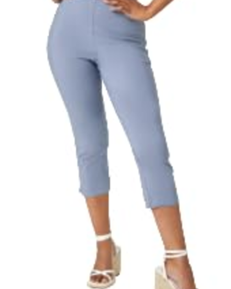 Mallory Women's Pull-On Capri Trousers – Stretch Mid-Calf Cigarette Trousers