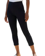 Mallory Women's Pull-On Capri Trousers – Stretch Mid-Calf Cigarette Trousers