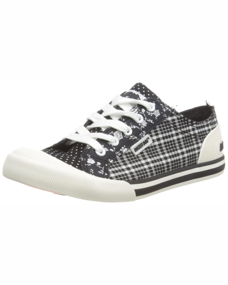 Sienna Women's Canvas Trainers – Lace-Up Faux Suede Casual Shoes with Rubber Toe