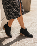 Caroline Women's Leather Ankle Boots – Arch Support Comfort Walking Boots