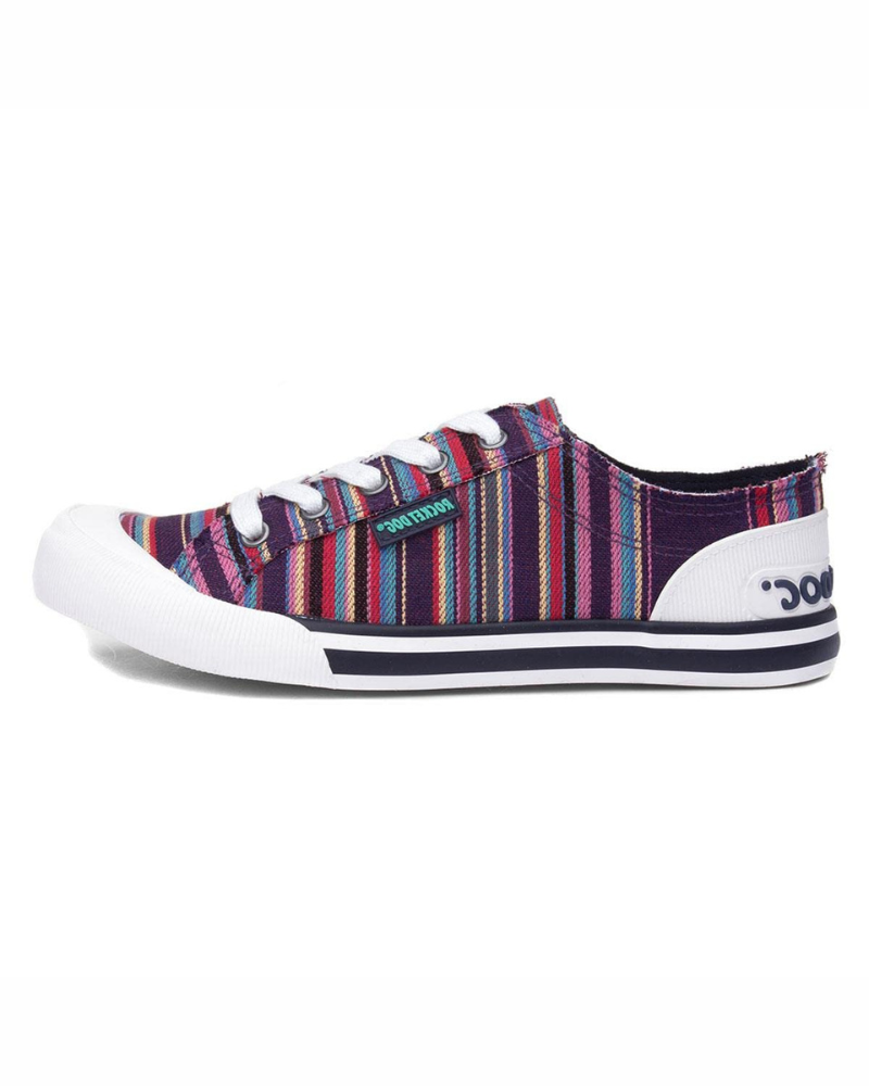 Sienna Women's Canvas Trainers – Lace-Up Faux Suede Casual Shoes with Rubber Toe