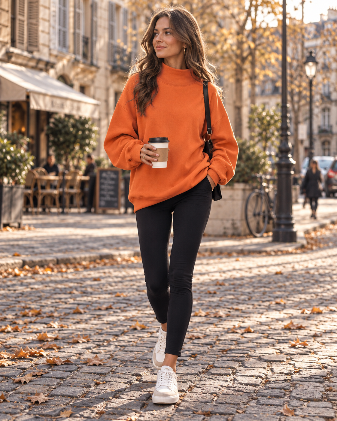 Belinda Women's Fleece Sweatshirt – Asymmetric Neck Oversized Drop Shoulder Pullover