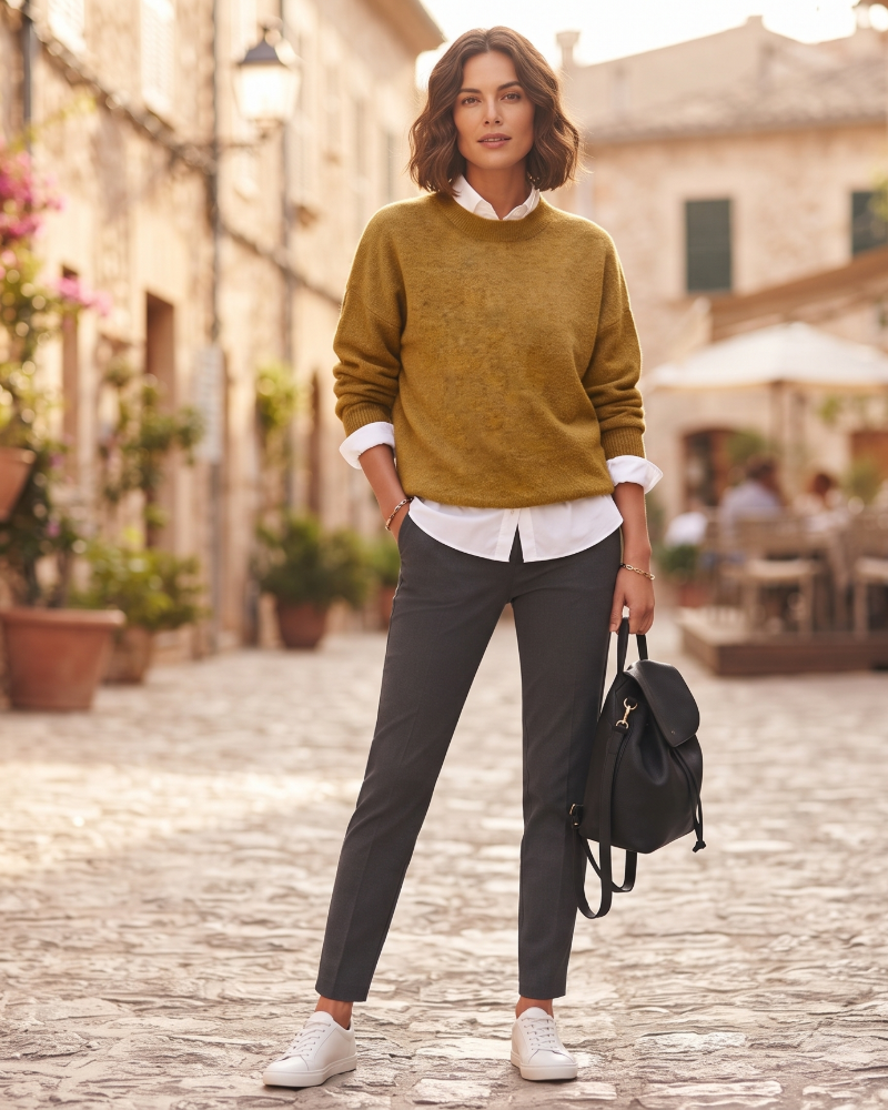 Josephine Women's Cashmere Jumper – Soft Luxury Knit Crew Neck Sweater