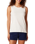 Blythe Women's Sleeveless Jersey Tank Top – Stretch Cotton Blend Vest