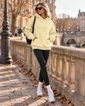 Chelsea Women's Oversized Hoodie – Fleece Pullover with Drop Shoulders & Kangaroo Pocket