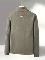 Finley Men's Fleece Jacket – Thermal Outdoor Zip Up Lightweight Winter Coat
