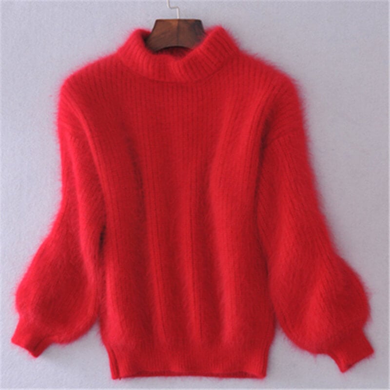 Audrey Women's Wool Knit Jumper – Soft Relaxed Fit Everyday Sweater