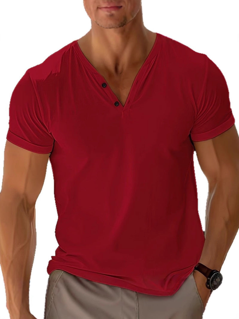 Alaric Men's Cotton T-Shirt – Lightweight Crew Neck with a Relaxed Summer Fit