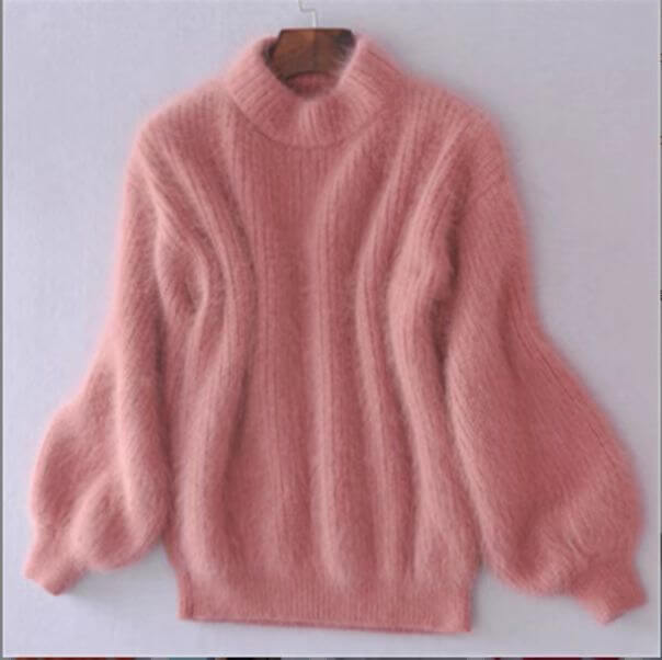 Audrey Women's Wool Knit Jumper – Soft Relaxed Fit Everyday Sweater