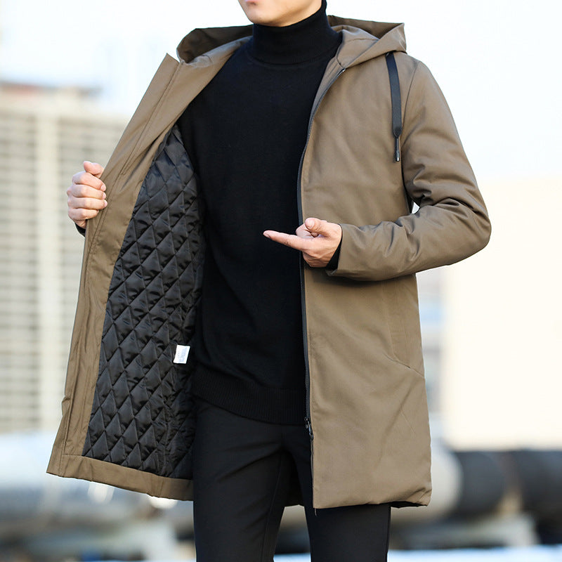 Arthur Men's Winter Jacket – Waterproof Long Hooded Insulated Parka