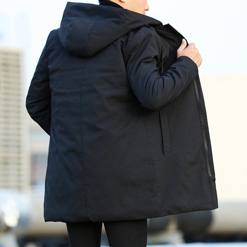 Arthur Men's Winter Jacket – Waterproof Long Hooded Insulated Parka