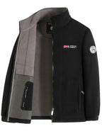 Finley Men's Fleece Jacket – Thermal Outdoor Zip Up Lightweight Winter Coat