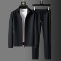 Benjamin Men's Tracksuit Set – Zip Jacket & Tapered Joggers Smart Casual Co-Ord