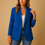 Natalie Women's Tailored Blazer – Stretch Smart Casual Office Jacket