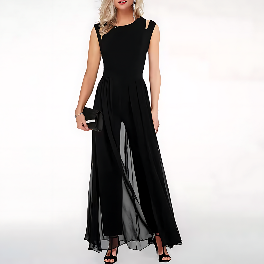 Nalani Women's Jumpsuit – Cotton Smart Casual Sleeveless All Occasion Jumpsuit