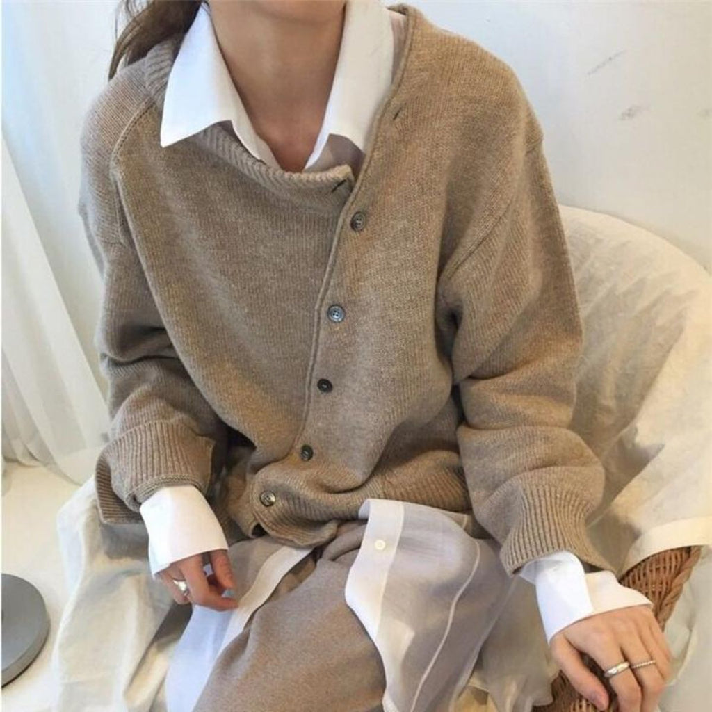 Seraphina Women's Cashmere Jumper – Soft Premium Knit Elegant Autumn Sweater
