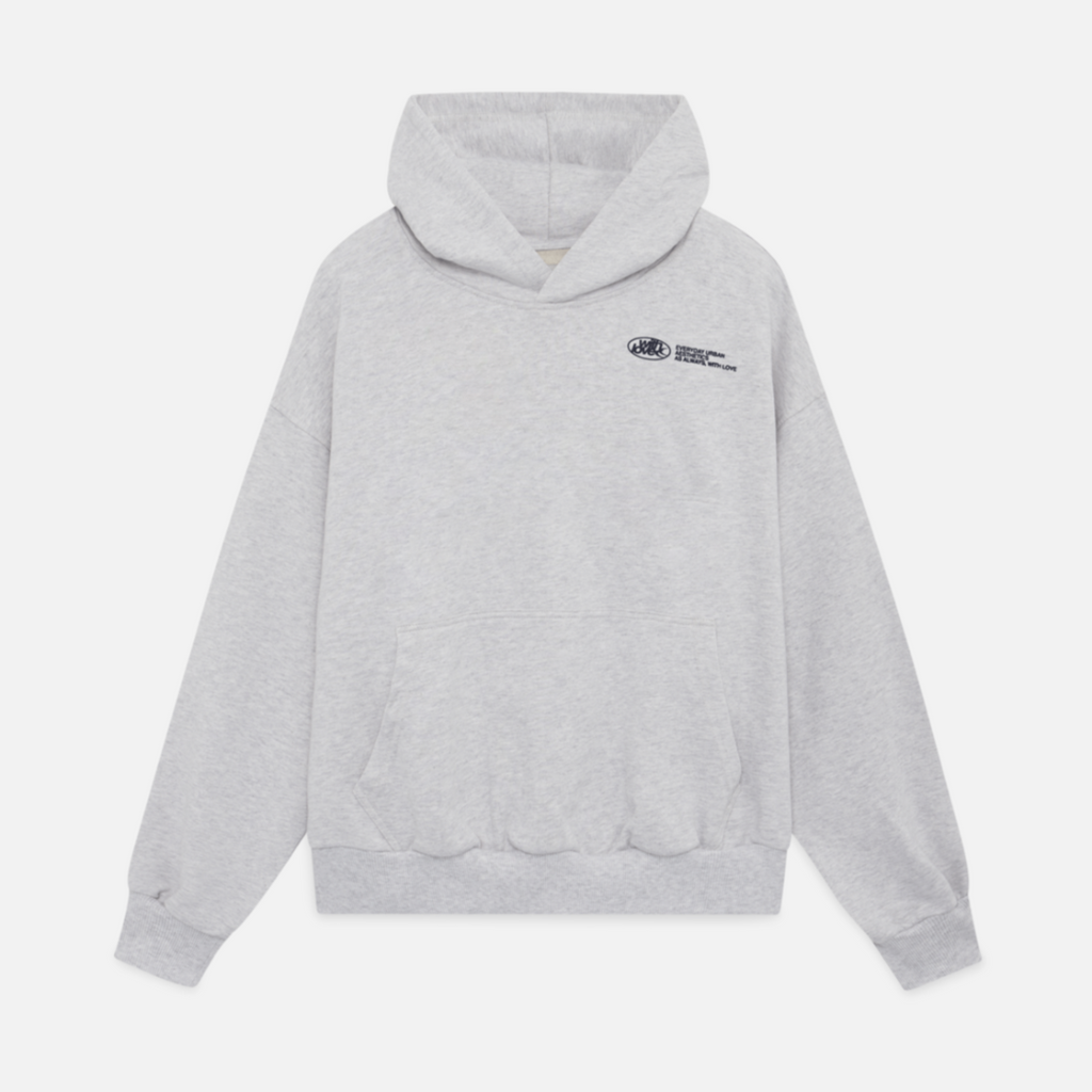 Adele Women's Cotton Hoodie – Minimalist Pullover Kangaroo Pocket Casual Sweatshirt