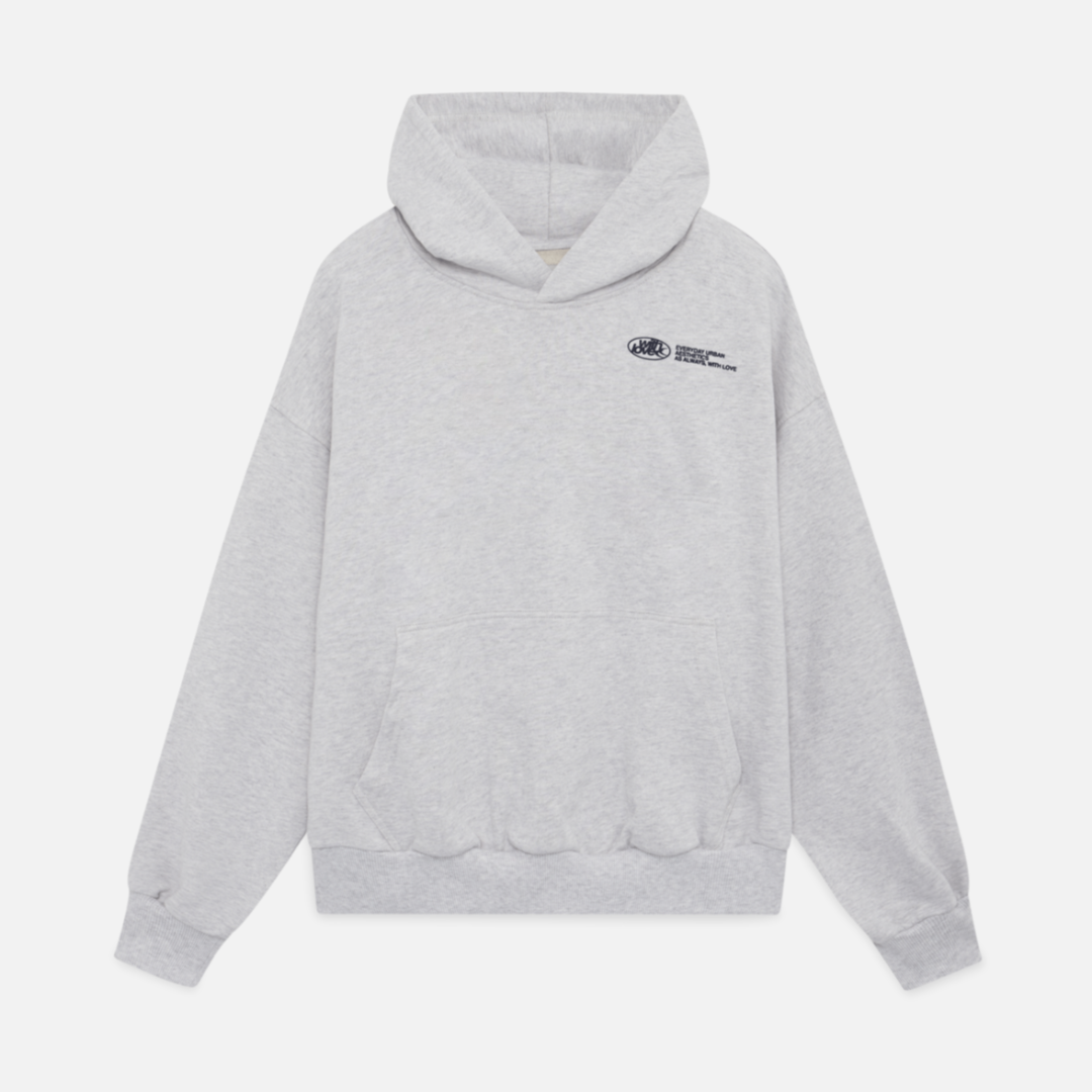 Adele Women's Cotton Hoodie – Minimalist Pullover Kangaroo Pocket Casual Sweatshirt