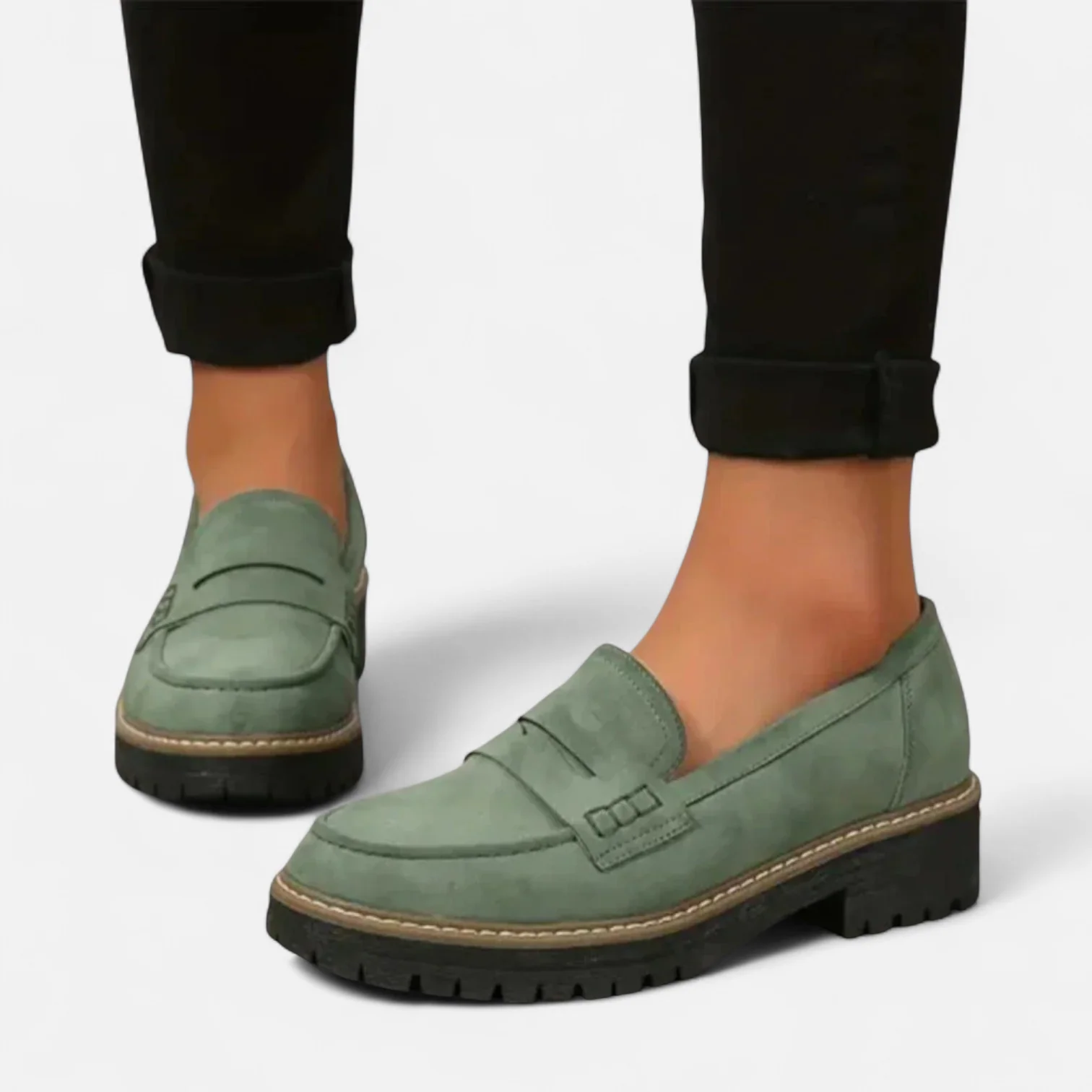 Louisa Women's Comfort Loafers – Arch Support Slip On Casual Walking Shoes