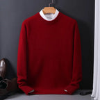 Arthur Men's Cashmere Jumper – Crew Neck Regular Fit Luxury Knit Sweater