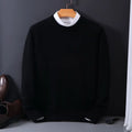 Arthur Men's Cashmere Jumper – Crew Neck Regular Fit Luxury Knit Sweater
