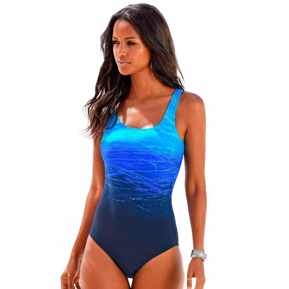 Winona Women's One-Piece Swimsuit – Plunge Neck, Open Back & Sporty Fit